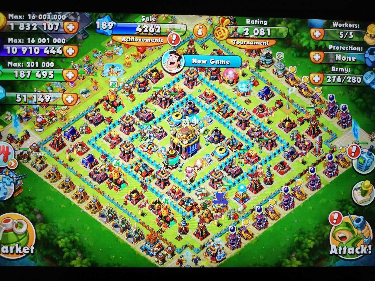 Jungle Heat Account, Level 189, Most Buildings Maxed, Heroes Lvl 11-25 -  EpicNPC