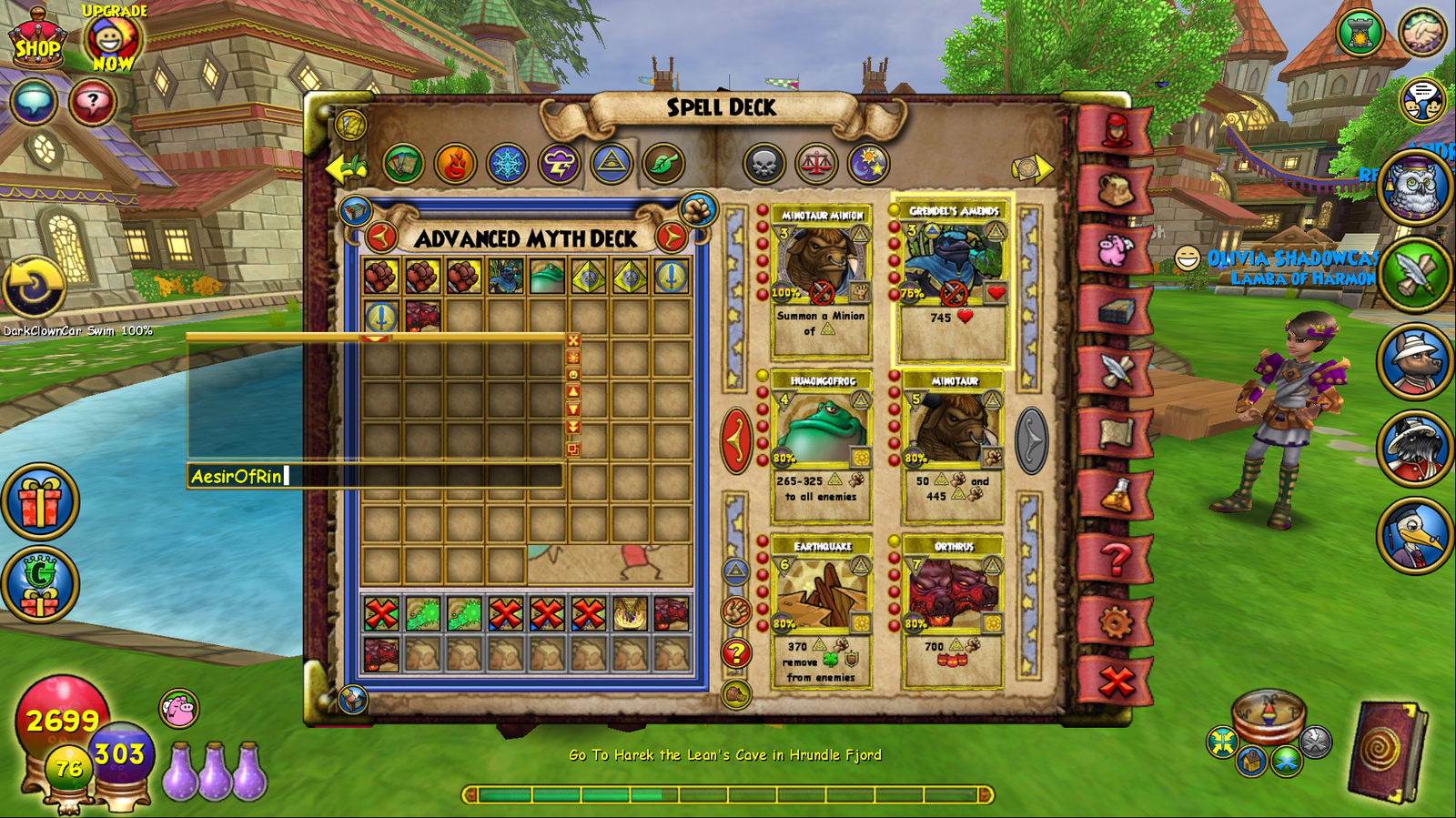 wizard101 account