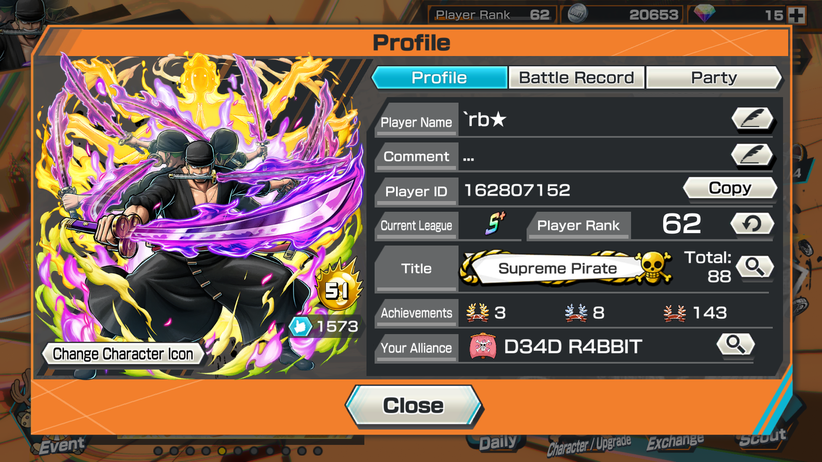 Selling - God Tier OPBR 7 EX 100 Boost 2, Hyperboost 51 ! 126 level 100  chars - EpicNPC