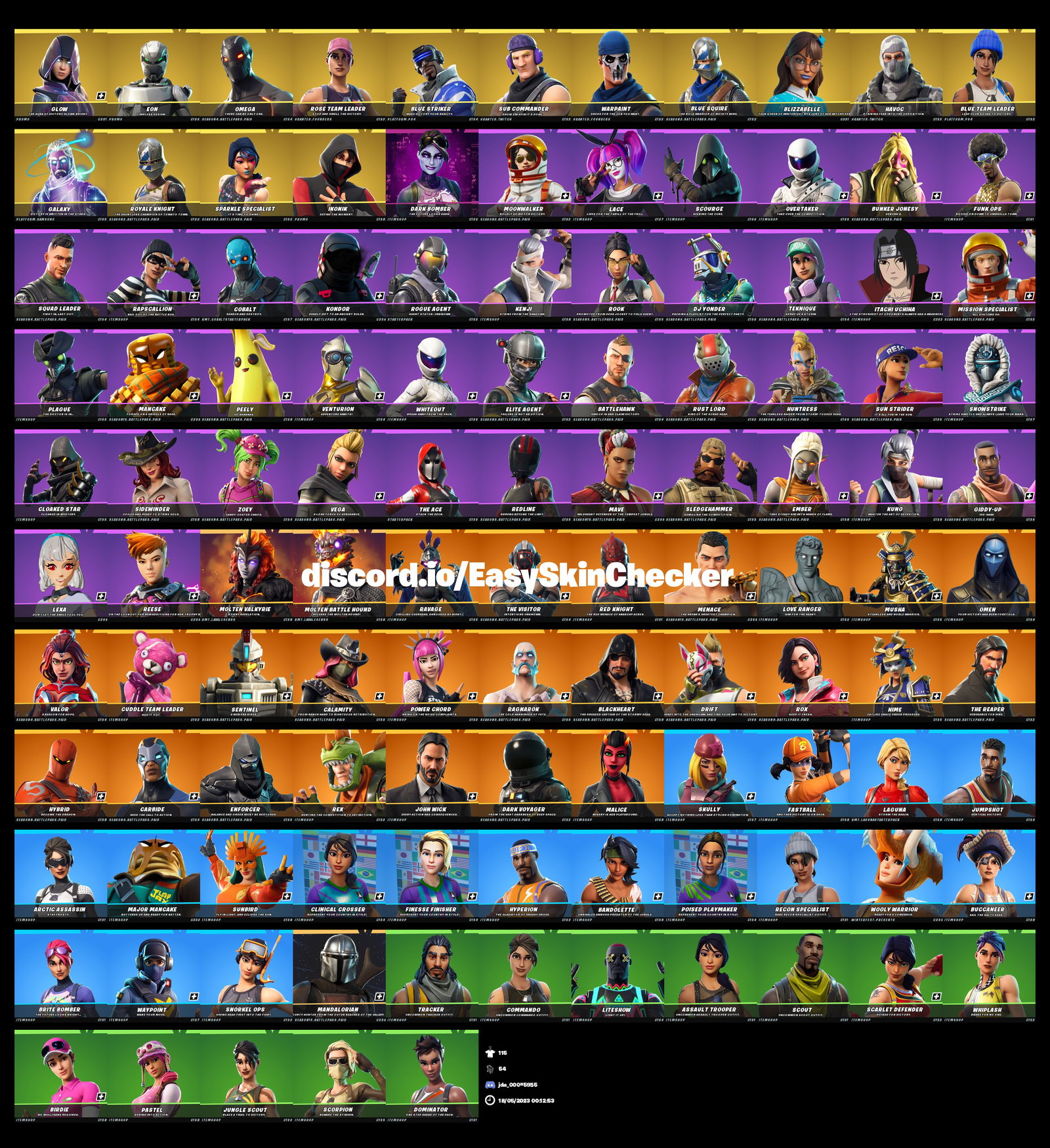 Stacked Ikonik Rare Fortnite Account for sale online