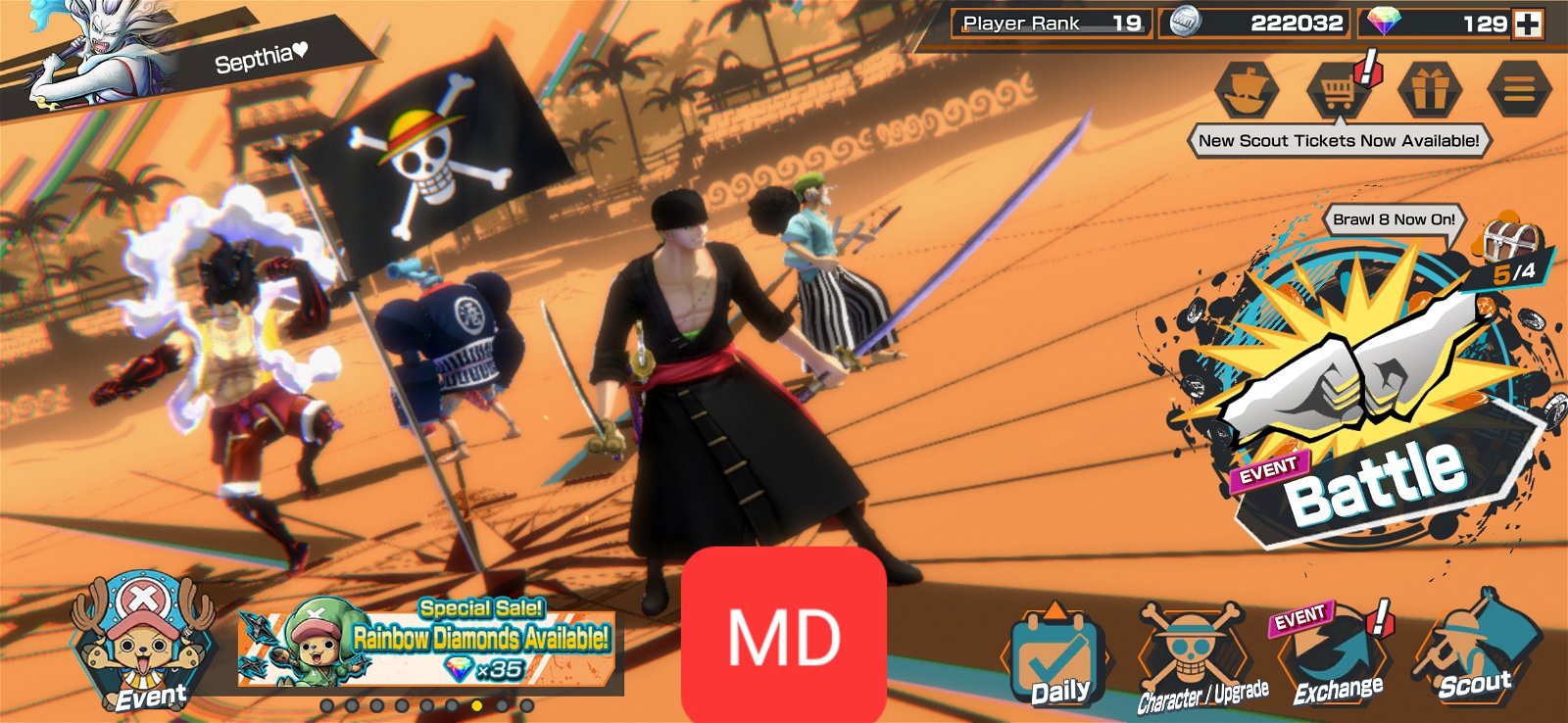 Game One Piece Bounty Rush Mod Apk New Version 2022 Unlock All Character 