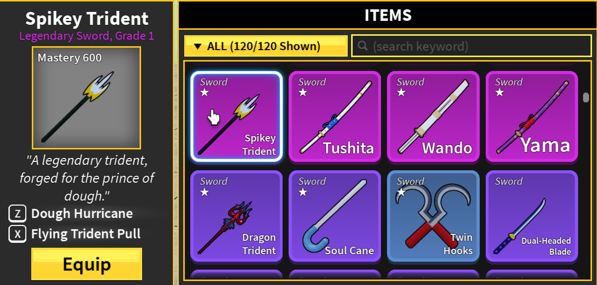 Blox Fruit - Max Level, Awakened String, 5+ Legendary Swords