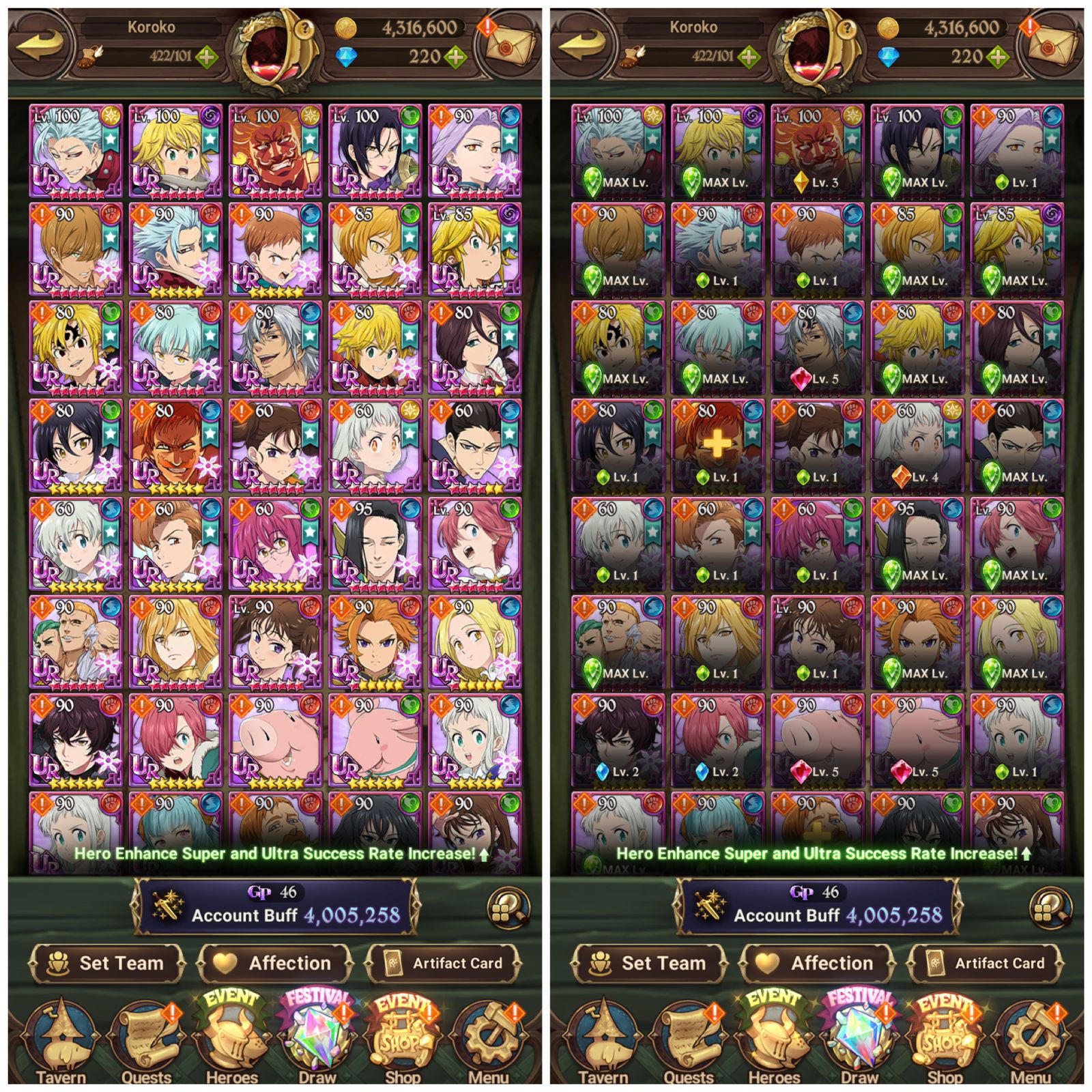 SOLD - Godly Global 4M 18 fest 6 Max Ult fest , Pm6 Ban6 Esta5 T1u3 LV6 ...