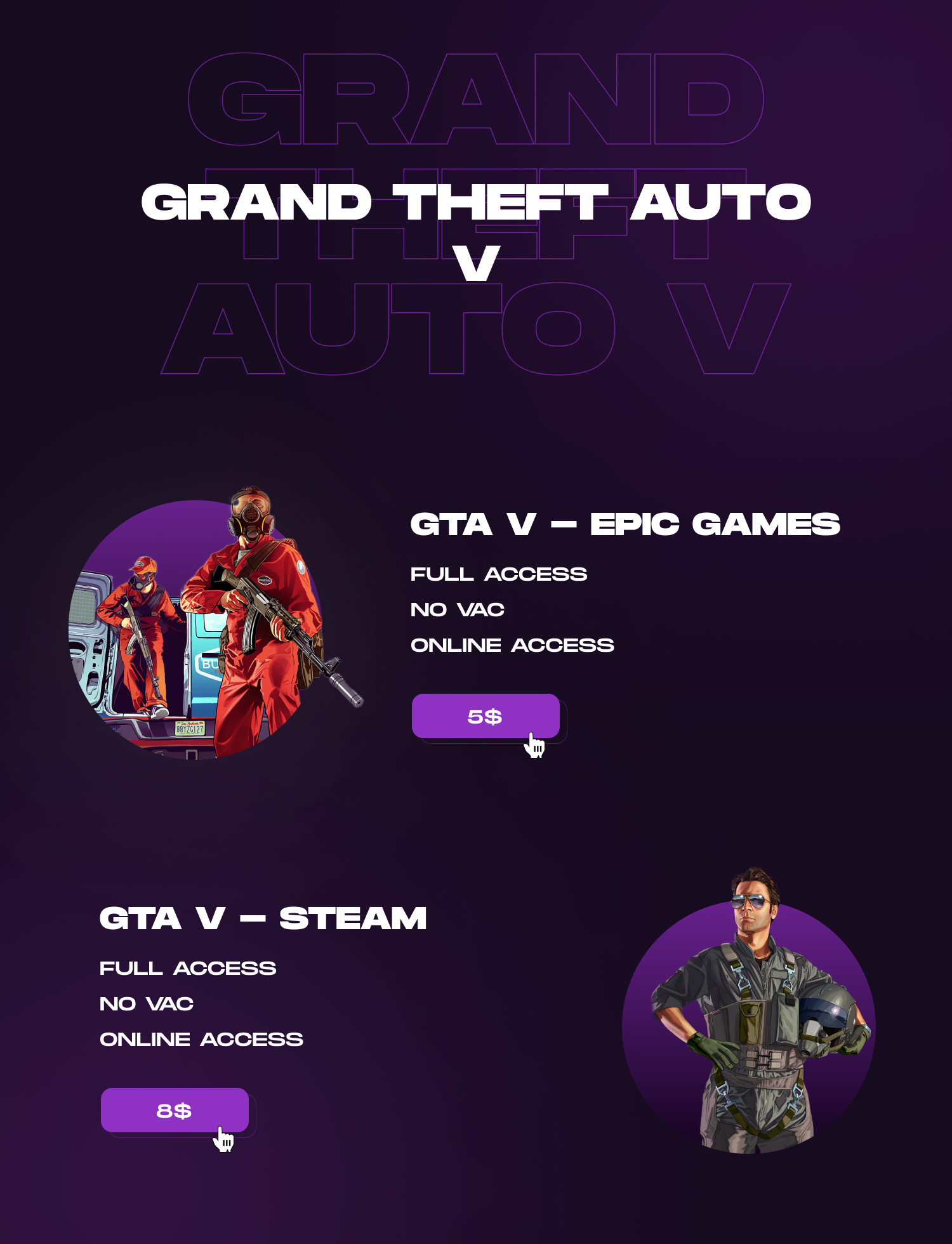 Buy Grand Theft Auto V (GTA 5) Epic Games Account