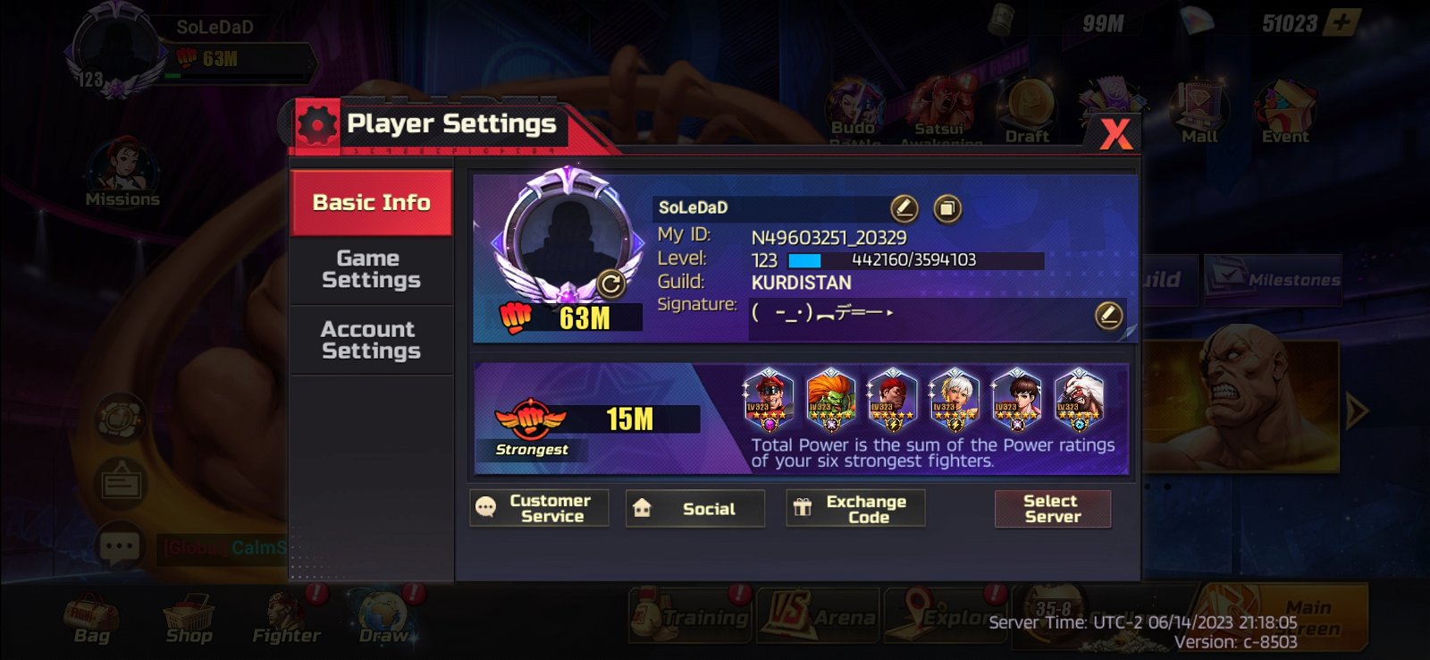 Selling - Street Fighter Duel SA (South América) Account - EpicNPC