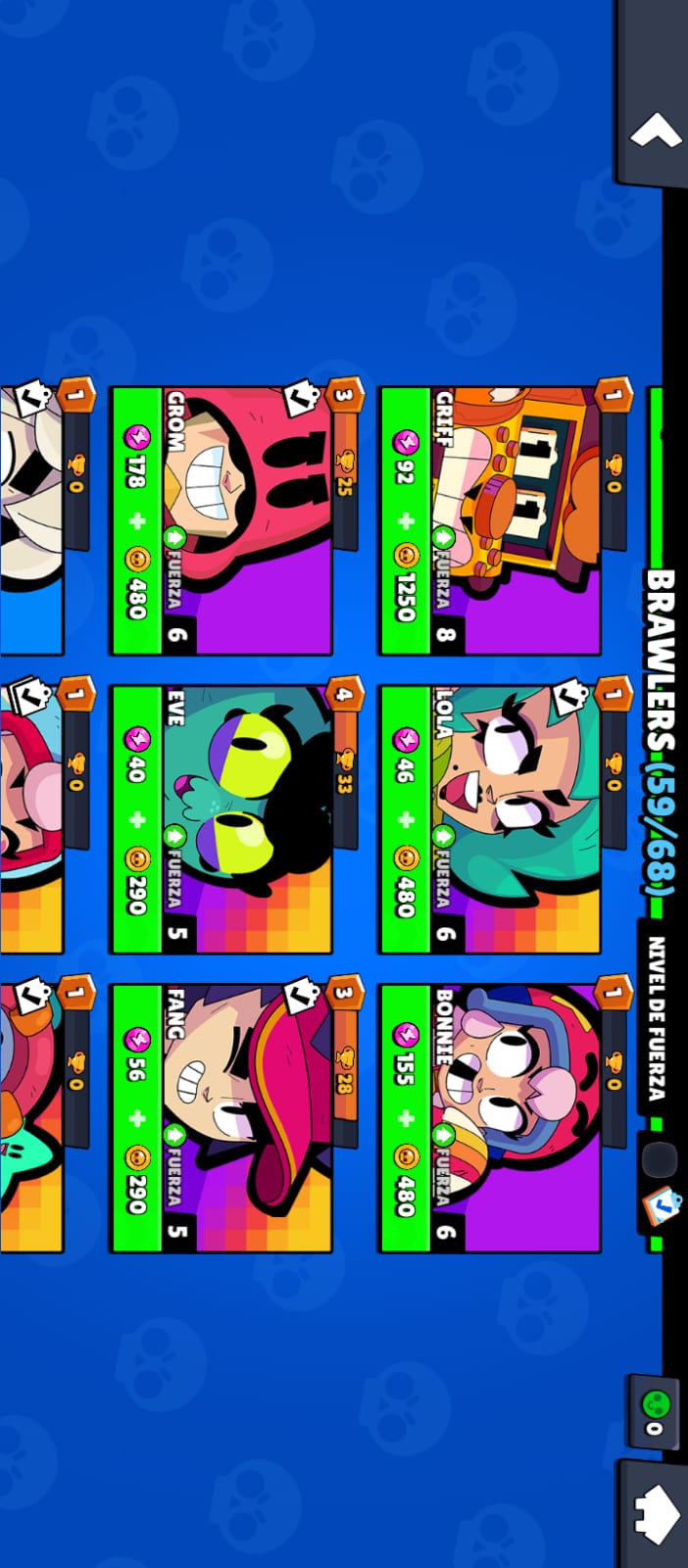 Selling - Brawl stars account 71k coins 59/69 brawlers - EpicNPC