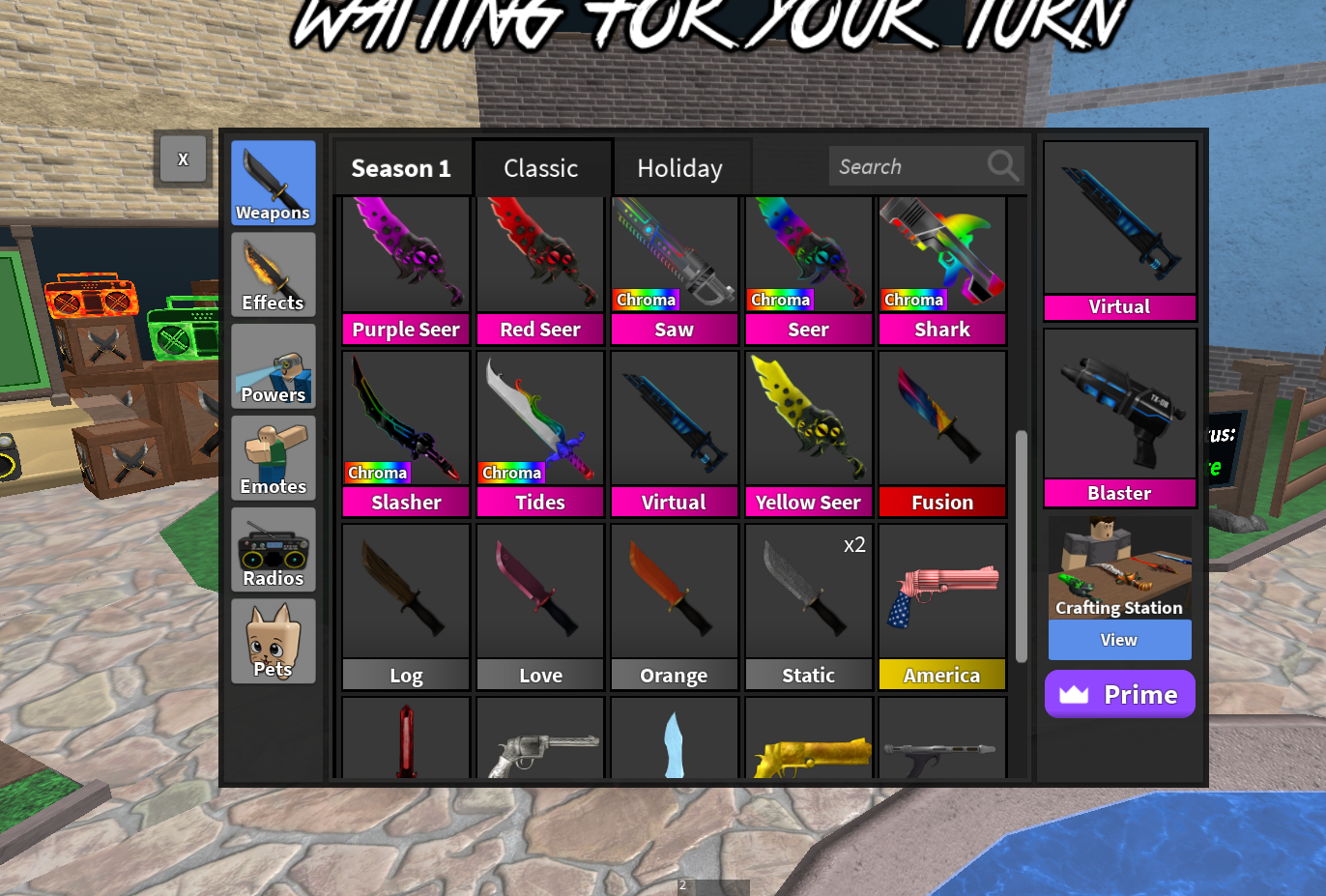 Selling - Selling MM2 Godlies AND Corrupt in bulk $450 On sale
