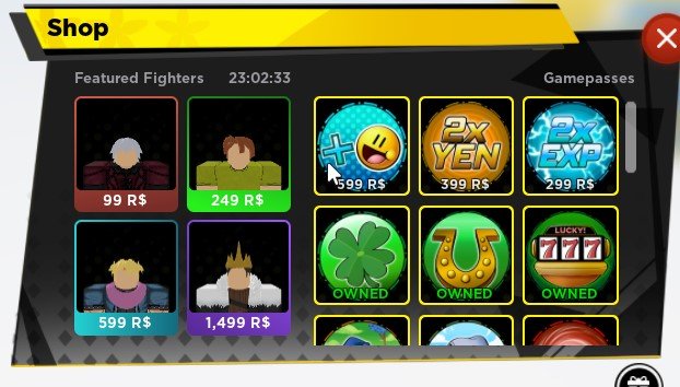 ✓Anime Fighters Simulator , AFS✓] Big Vault Slots ( 499 Robux ), Cheap +  Pay throught Gift in Game