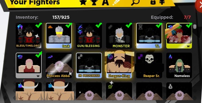 ✓Anime Fighters Simulator✓] Extra Equip ( 599 Robux ), Cheap + Pay  throught Gift in Game
