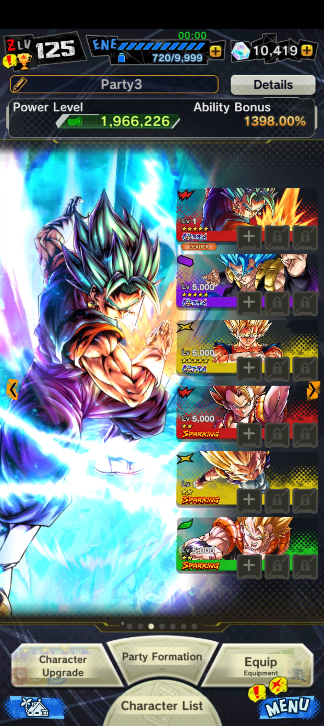 SOLD - 14kcc + Ul Vegito blue + Ul Gogeta blue + Ul super vegito 25 ...