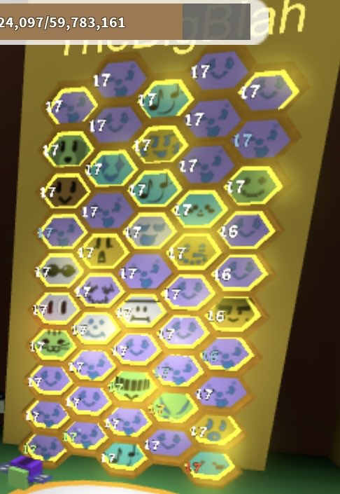 Bee swarm account 50 bees blue hive level 17 - EpicNPC