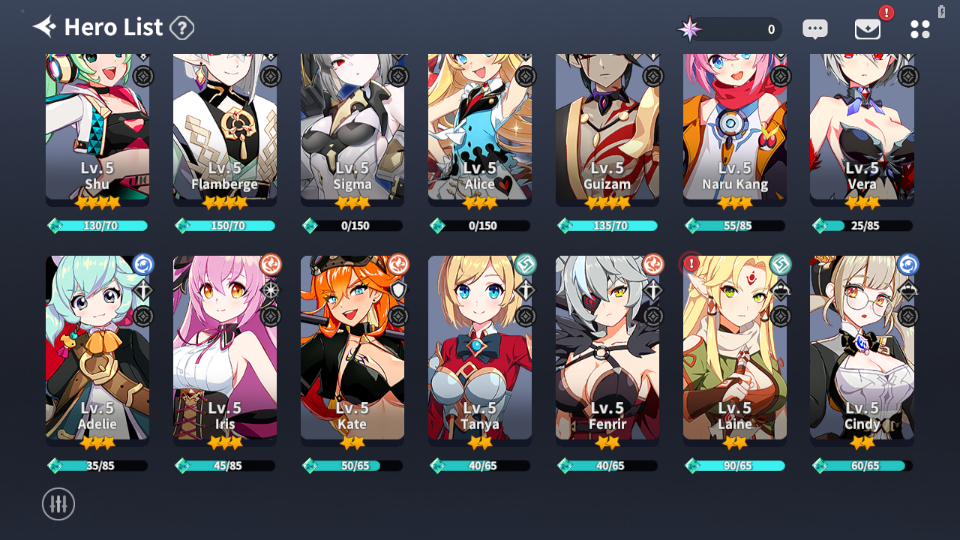 no thank you game characters