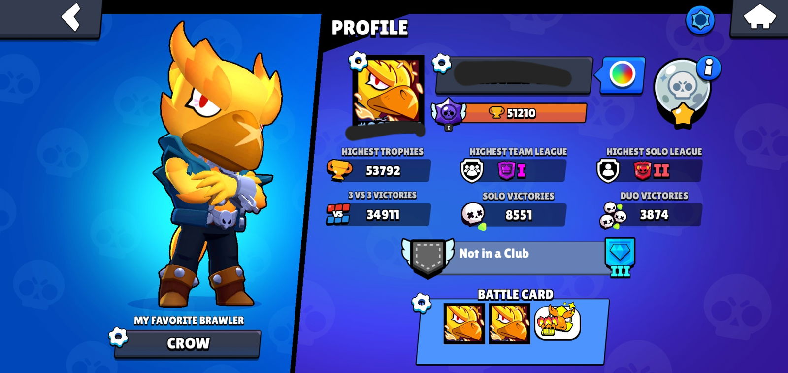 SOLD - 53k account - 35k 3v3 wins - lvl 395- 67/69 brawlers - 35 lvl11 - 3  rank 35 ! - EpicNPC