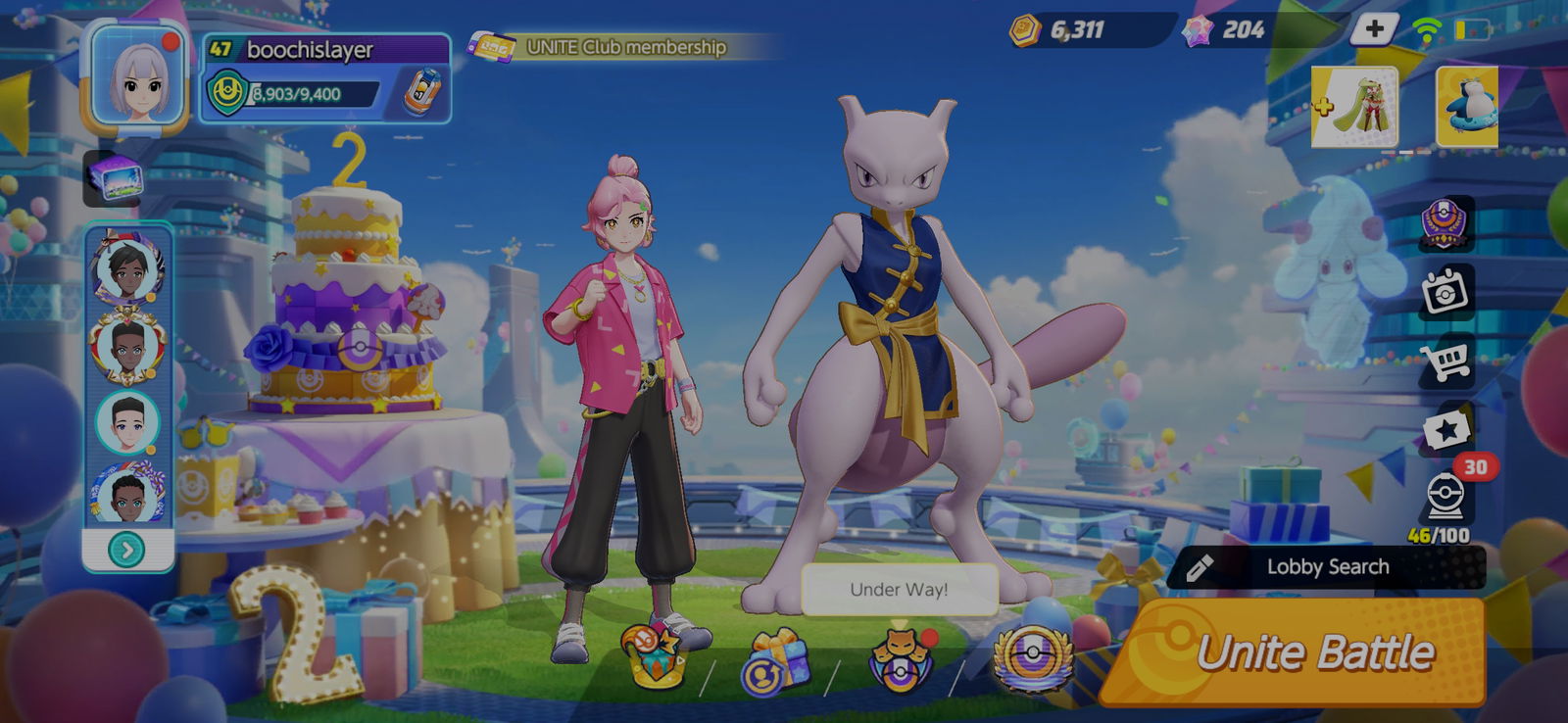 Mewtwo God Level Mode in Pokémon UNITE