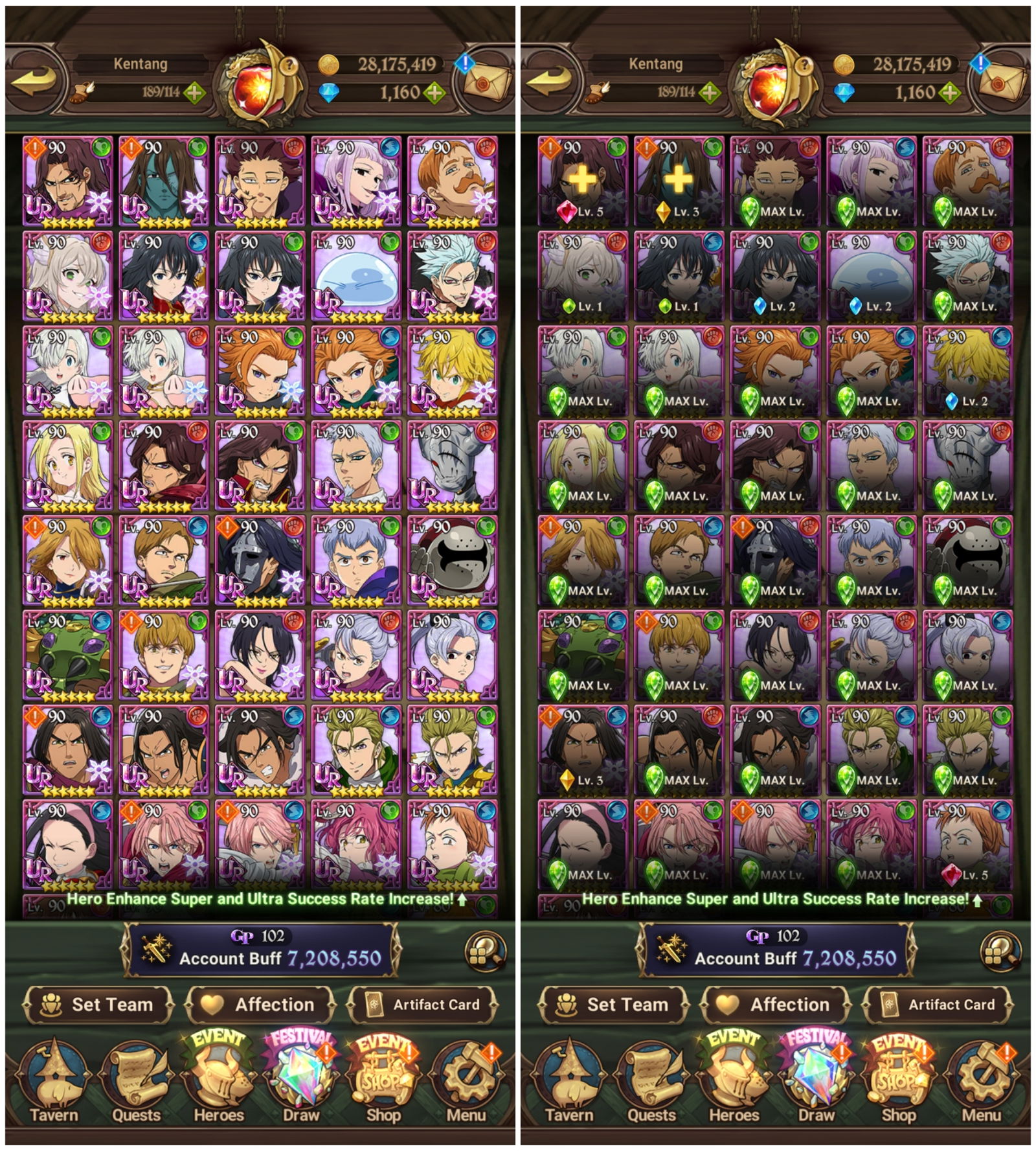 SOLD - Glb 7,25m 1455💎 100 Lr Ban 6 T1U 6 All Fest & Meta Mushoku Tyr ...