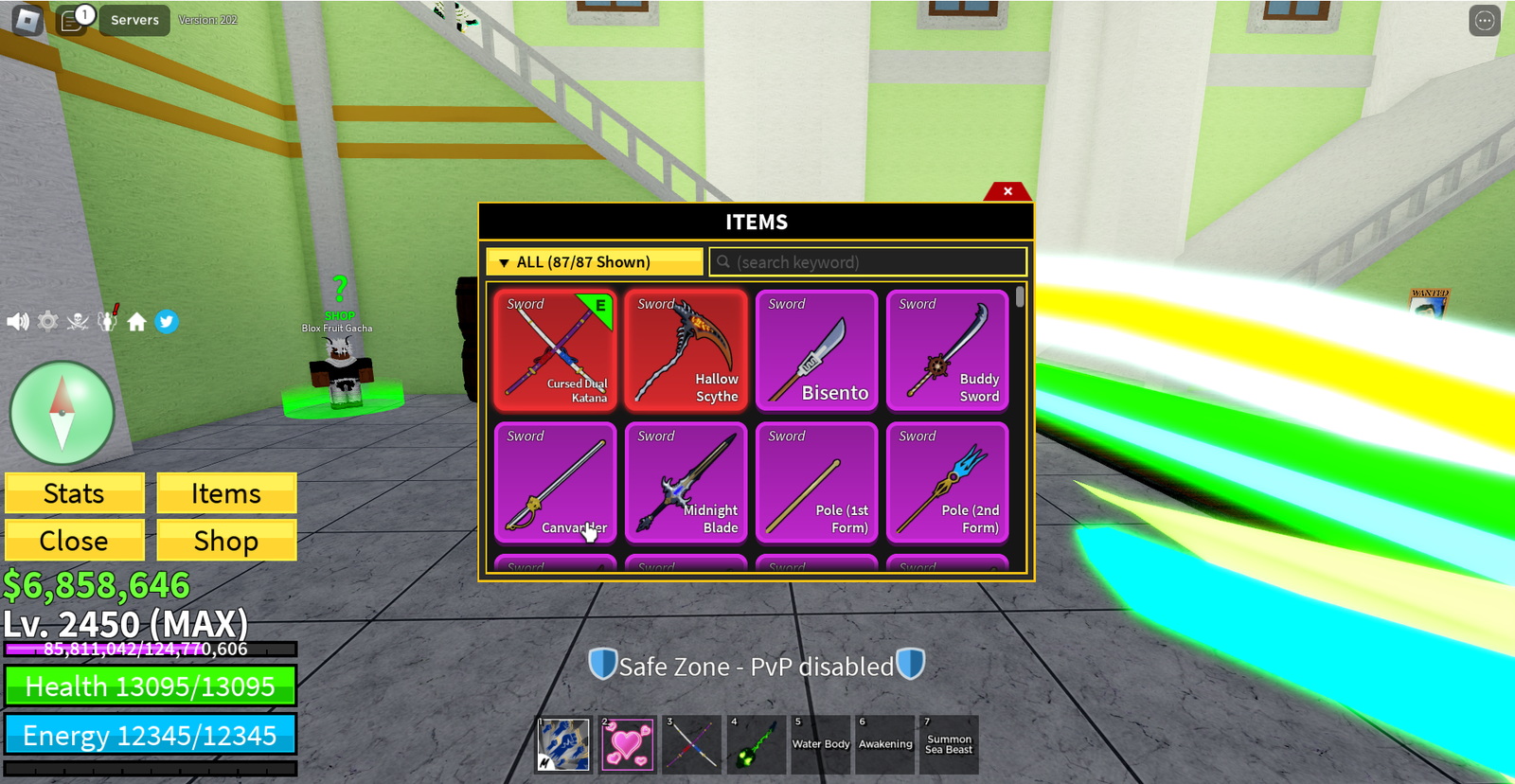 Roblox Blox Fruits Max Level (dark dark blade, Cursed dual Katana) $30 -  EpicNPC