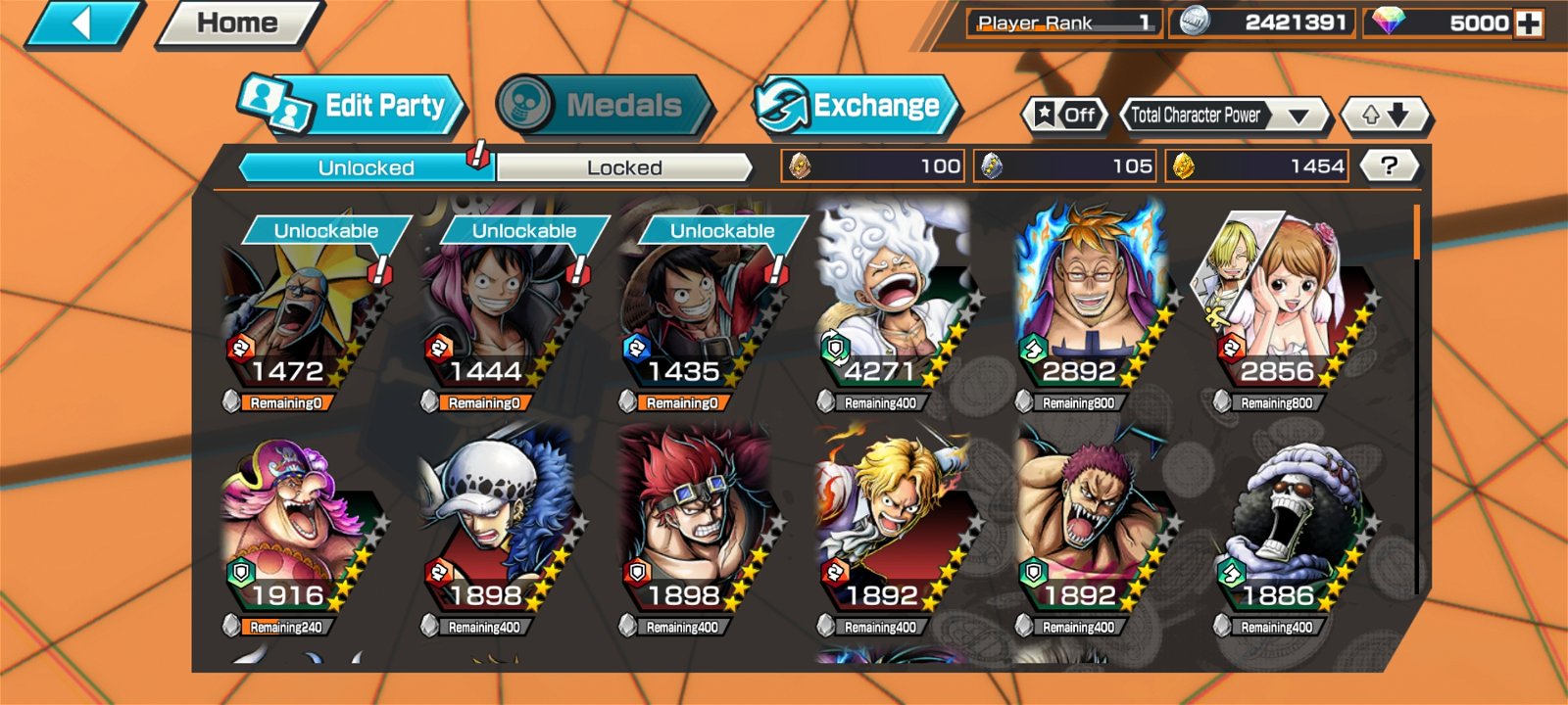 I Created An UPDATED Tier List Season 105 Of The Strongest One Piece Bounty  Rush Characters! 