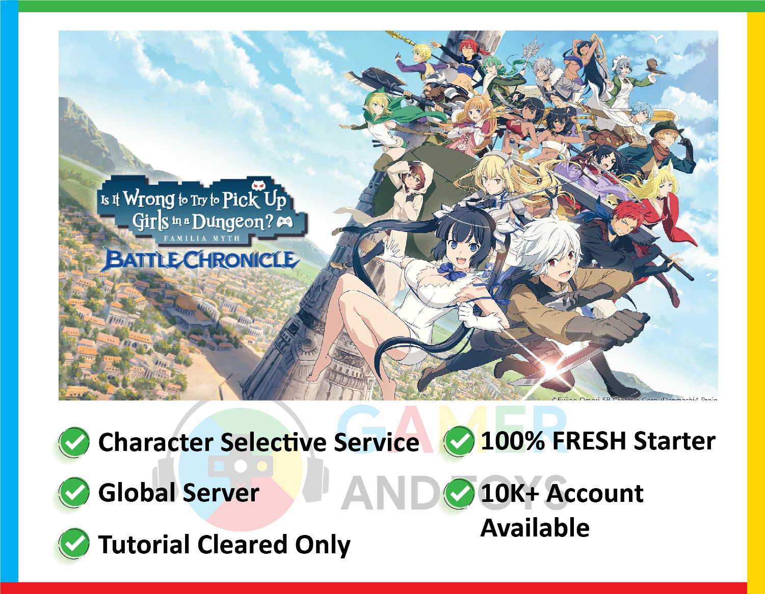 Danmachi Battle Chronicle Mobile Game Pre-Registration Opens