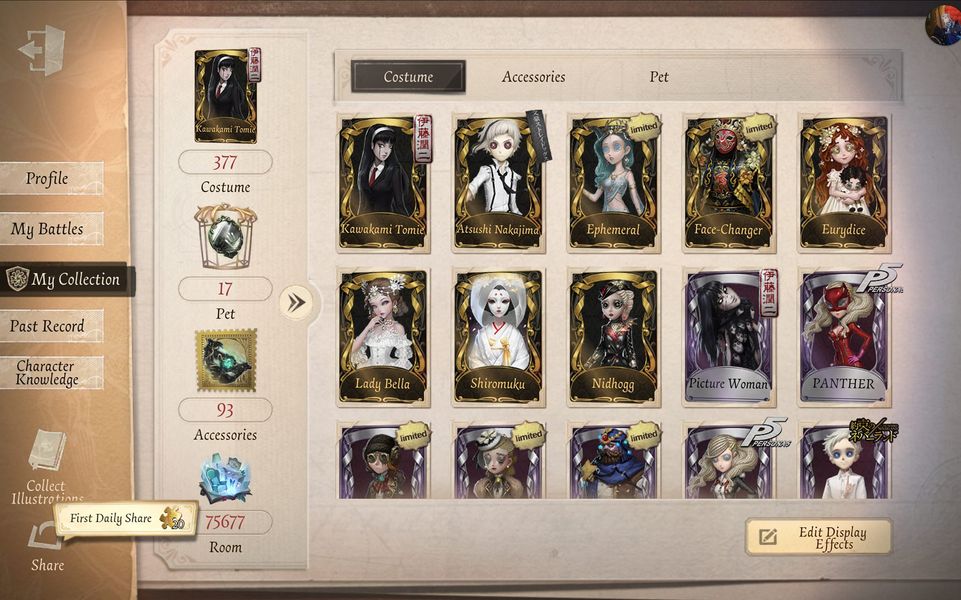 Selling - [ASIA] - Tomie account - EpicNPC