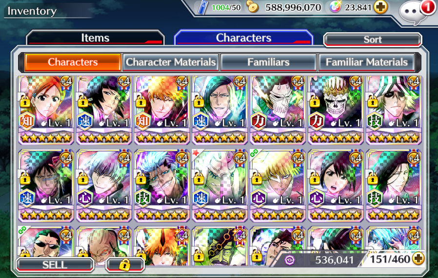 SOLD - 5/5 Parasol Rukia . Ikkaku , Bambi + 23k orbs - EpicNPC