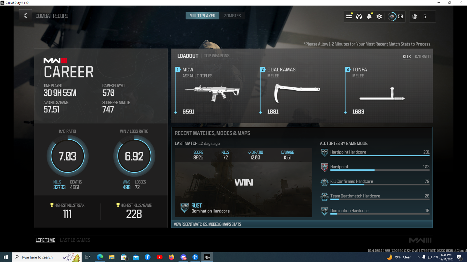 Vault Edition MW3 Interstellar Account for Sale EpicNPC