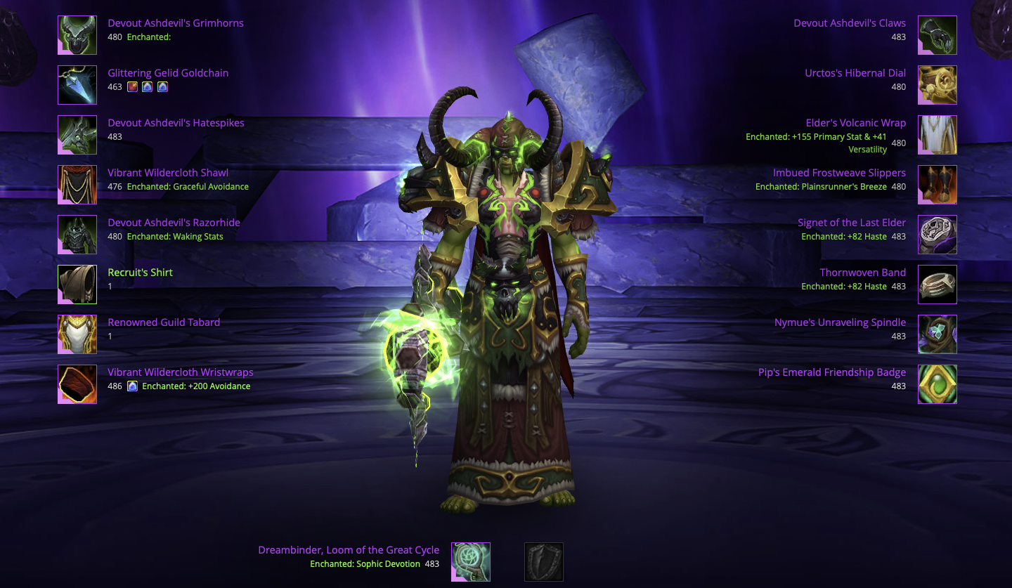 SOLD - BIg Vanity Warlock 480 Ilvl atom 3/9m Legion Towers 324 mounts $275  USD - EpicNPC