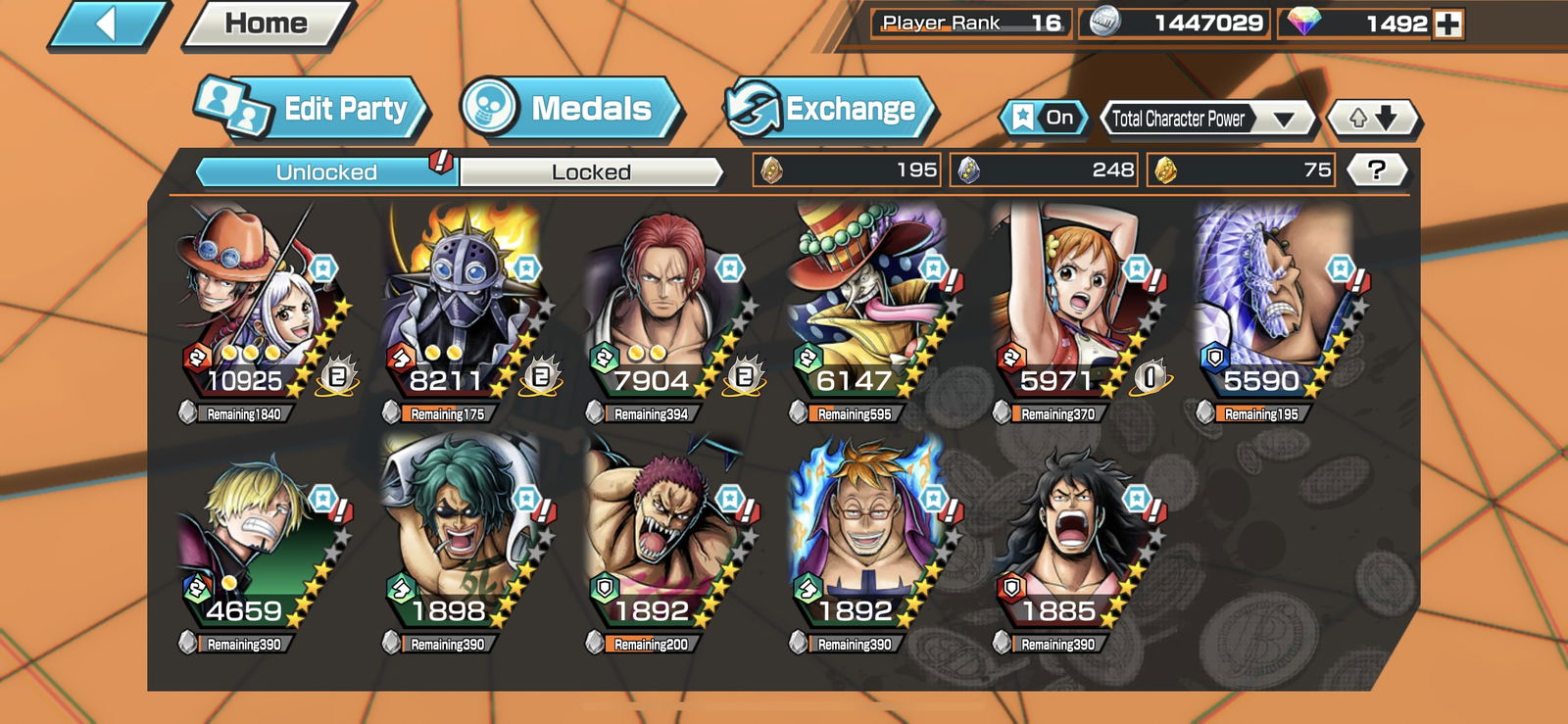 SOLD - [NEW] [ios] OPBR Yamato Ace Account For Grabs! 6* lvl 100 - EpicNPC