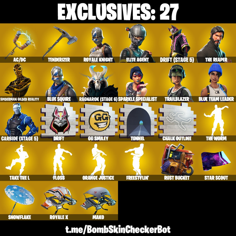 Selling - Selling OG Fortnite Account - BattleBus Banner, Mako Glider ...