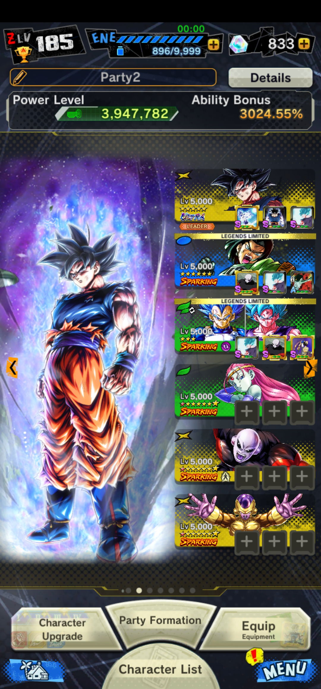 Selling - Newer DBL account with ultra ui Goku, red lf Ultimate Gohan ...