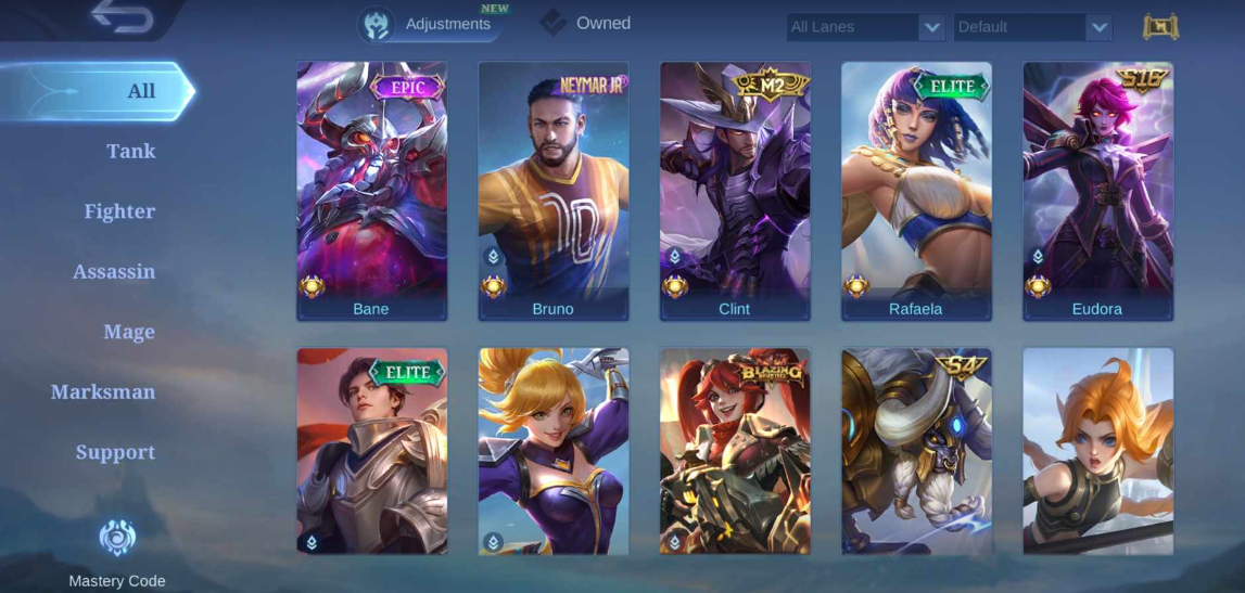 SOLD - $46 MLBB 155 Skins - Mythical Glory 56 Stars - EpicNPC