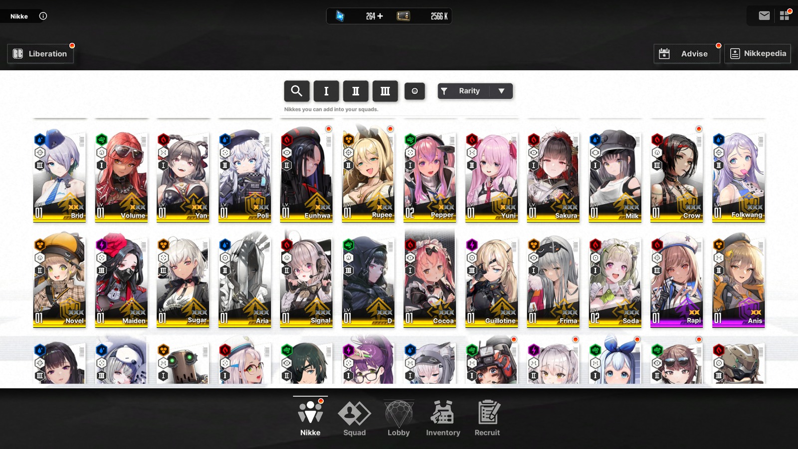 Selling - Sea Server 70Ssr | Full Nier, Makima, Redhood, Duo scarlet ...