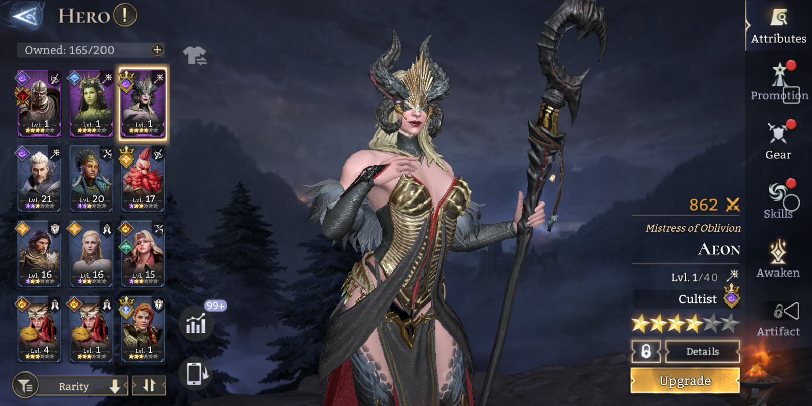 SOLD - WTS starter account with LUST, Lord Cyrus, Lord Morrigan, Dolores  and more - EpicNPC