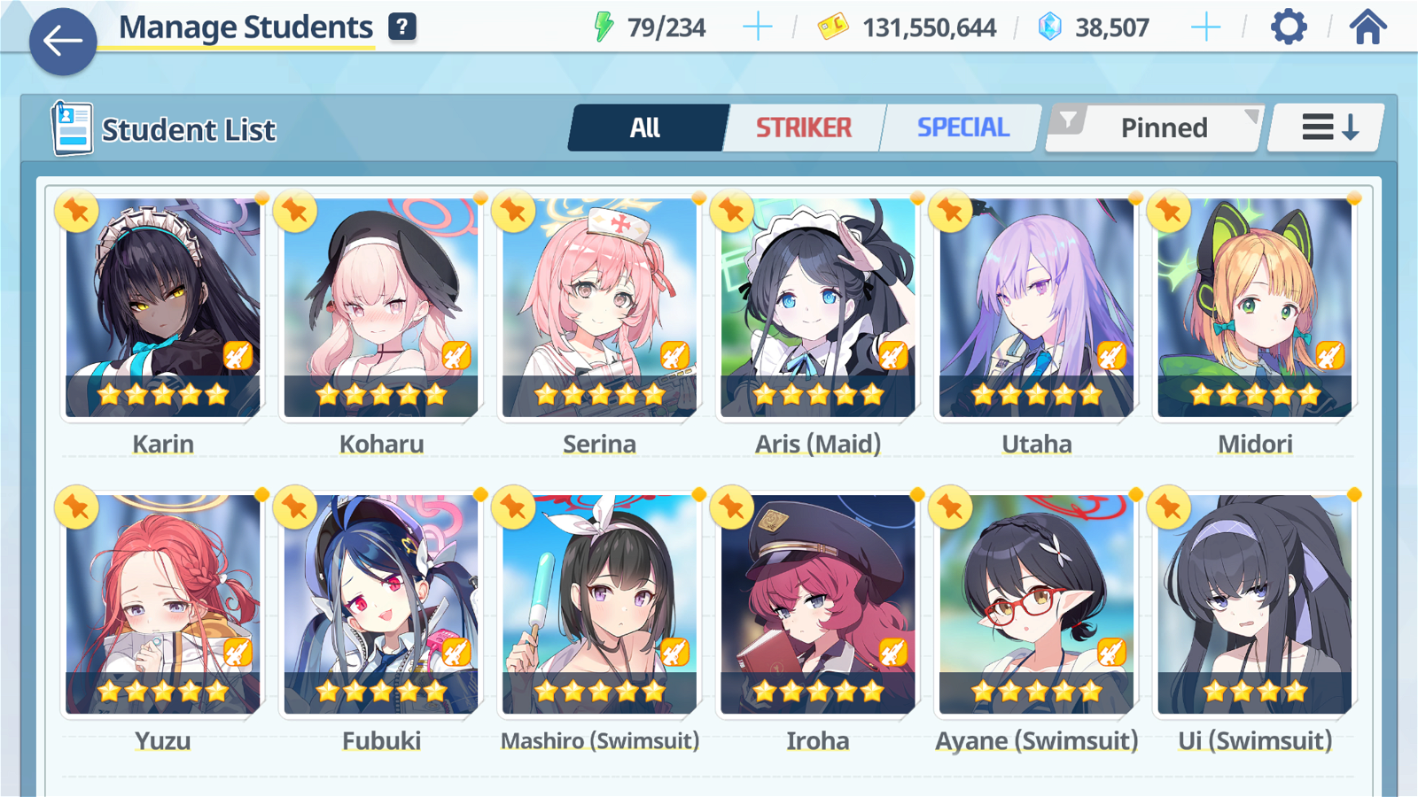 Selling - [ASIA] High End + 128 Students + 25 UE50 + 19 Limiteds + 38 ...