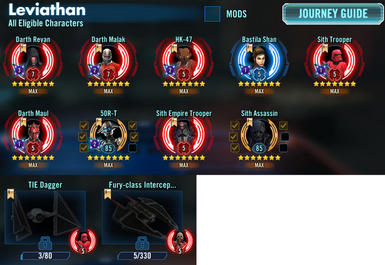 Selling 10,2m gp perfectly build SWGoH TOP acc ⚡ worth checking