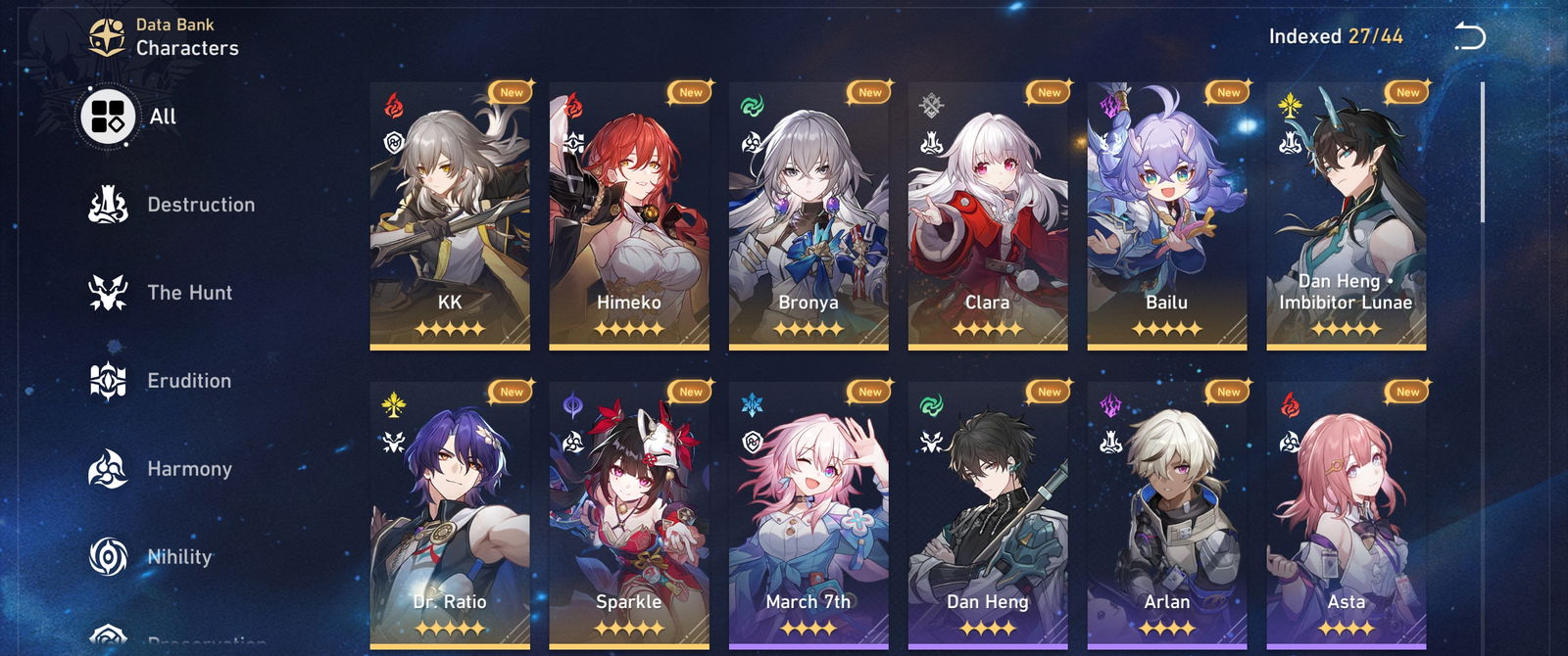 SOLD - Asia | DanHeng IL E2 sign + Sparkle + Bronya + 4 SSR - EpicNPC