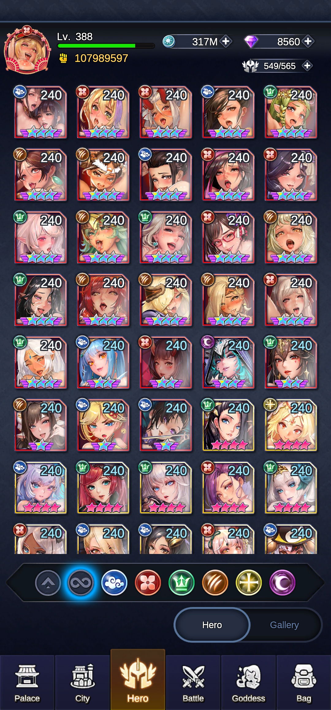 SOLD - High-End Nutaku (King of Kinks) account for sale - $500 or B.O. -  EpicNPC