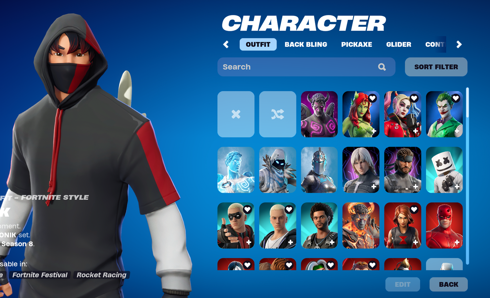 Selling - ⭐ Og Account With Ikonik And Widow's Bite + Og Stw - Epicnpc