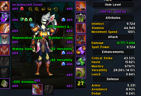 Selling - 9 9m Monk 488 Ilvl 