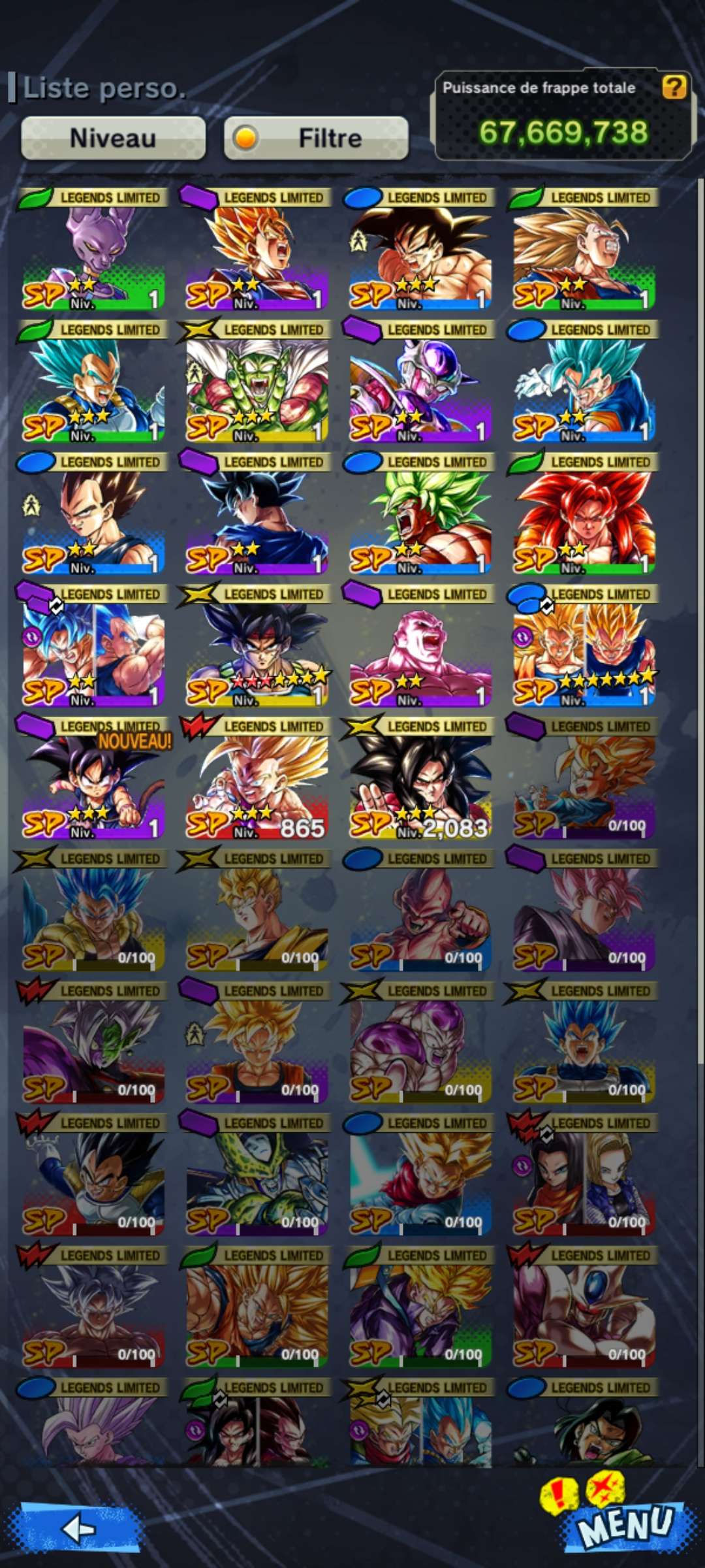 Selling - Dbl Account I +110.000cc I Goku 13* I Yamcha 9* Isaga Saiyan 