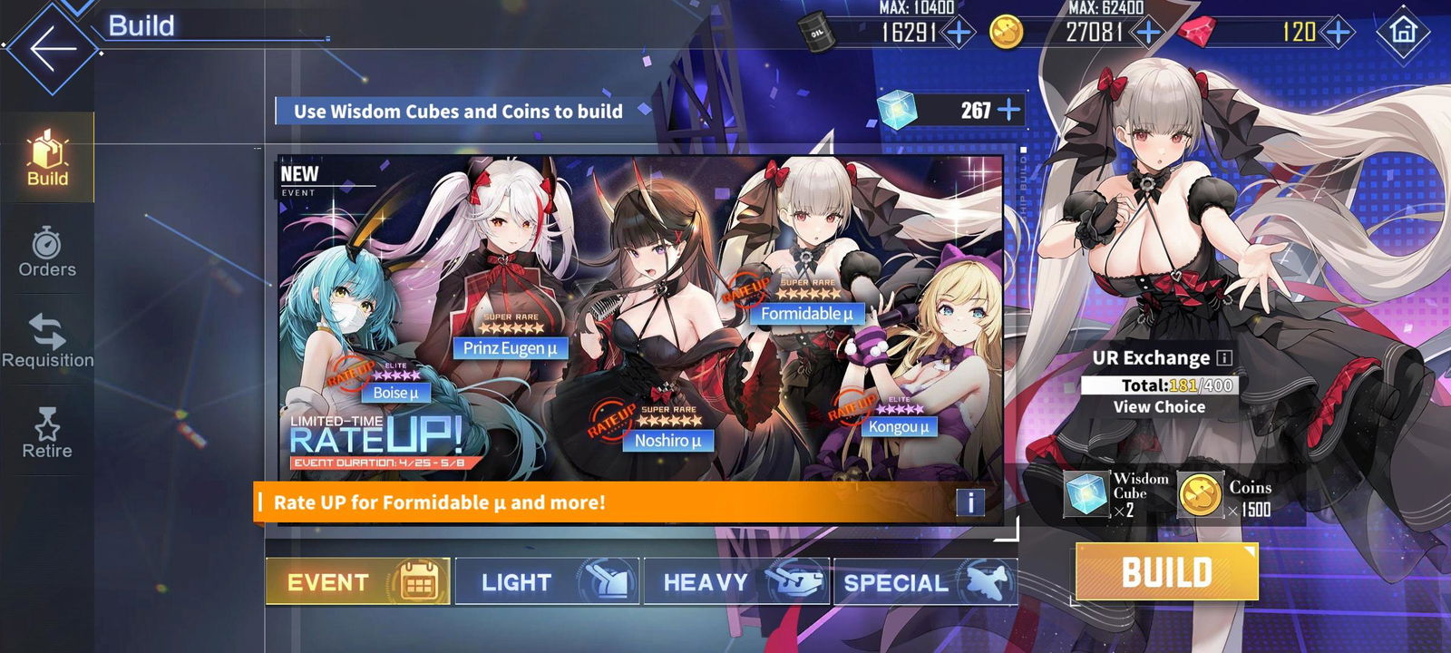 SOLD - Azur Lane Washington New UR Alsace & Mogador - EpicNPC