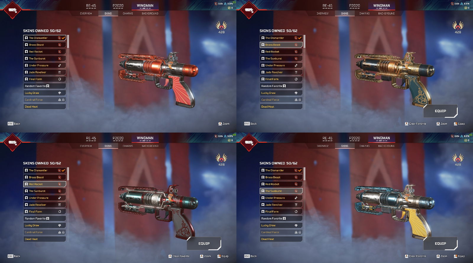 6 Mythics Bloodhound+Bangalore+Octane+Crypto+Ash+Wraith Heirloom Kunai