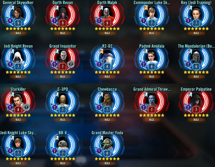 Selling 11,2m gp perfectly build SWGoH TOP acc ⚡ worth checking