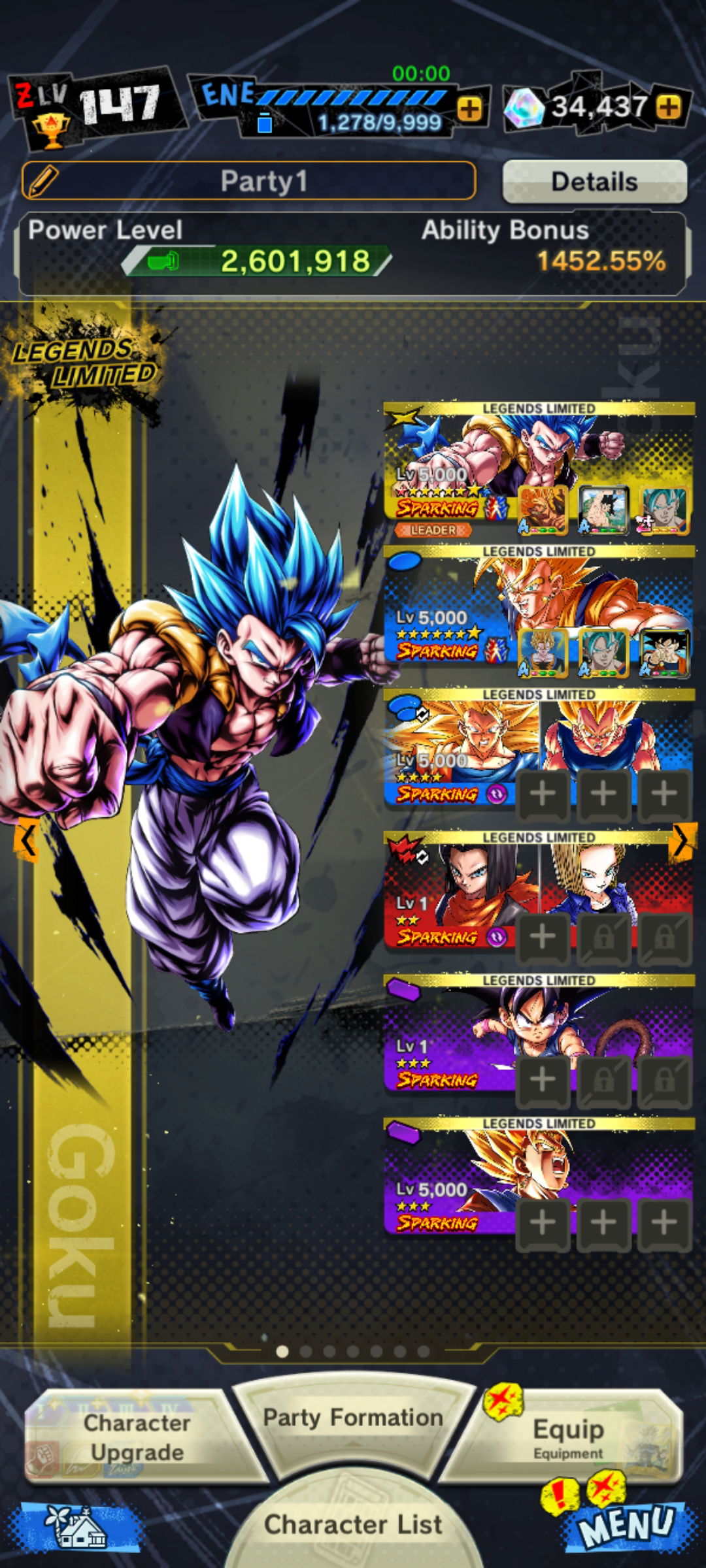 SOLD - New fusion_Gogeta *8 Vegito *7 with Cc 34k - EpicNPC