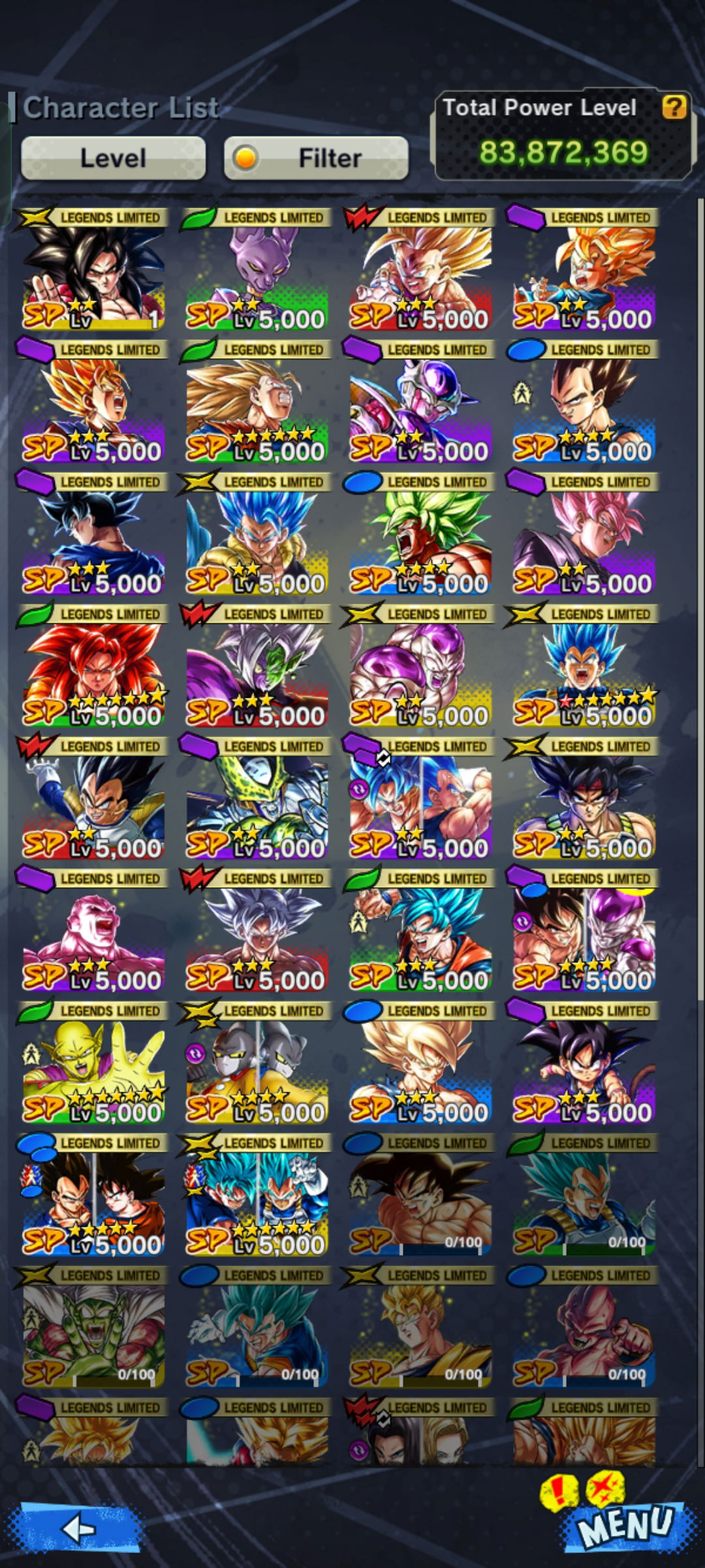 SOLD - 3 UL ui Goku Gohan hit 2 New 6 anniv LL+ 27k CC Android +30LL 60 ...