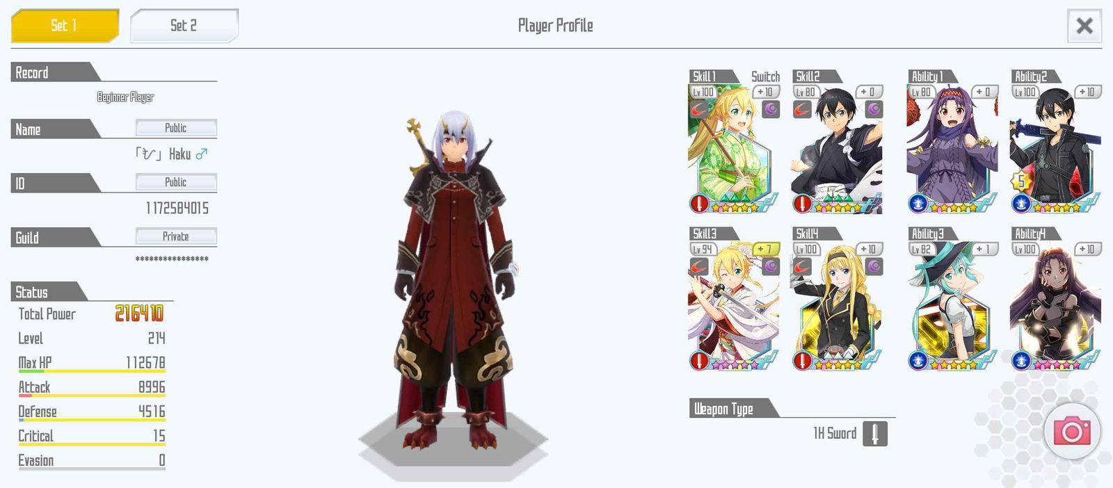 SOLD - Selling 216k tp account MR Yuuki 100$ - EpicNPC