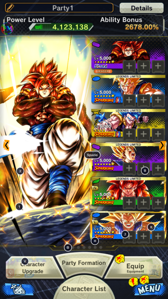 perfect ULTRA gogeta ss4 team + many many lf 50€ - EpicNPC