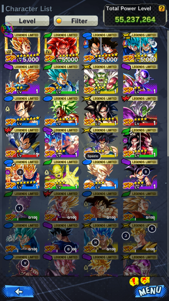 perfect ULTRA gogeta ss4 team + many many lf 50€ - EpicNPC