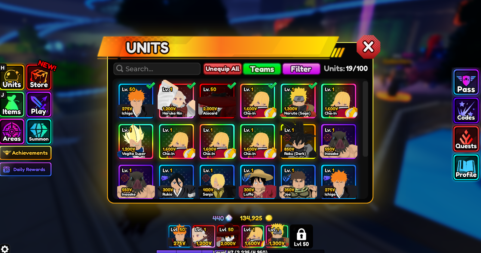 Sold anime vanguards alucard acc epicnpc