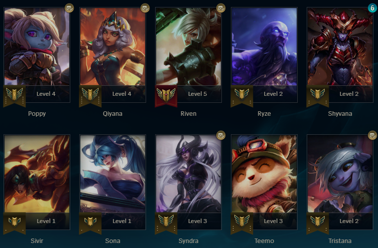 SOLD - Account with 34 champs and 22 skins (Includes Prestige Qiyana and 2  Ults) $30 - EpicNPC