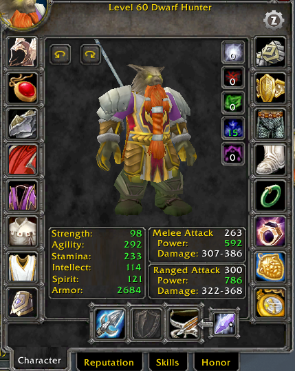 Selling - hunter dwarf 60 lvl Ready 7(20%) 5/8 t0 mount + Broken Tooth ...